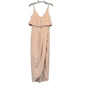 Xscape Pink Spaghetti Strap Dress Size 8